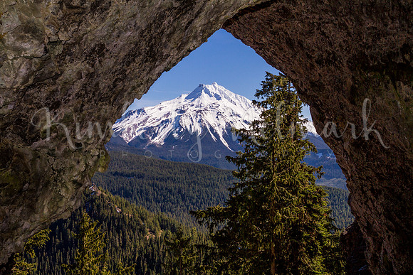 Mt Jefferson from Boca Cave