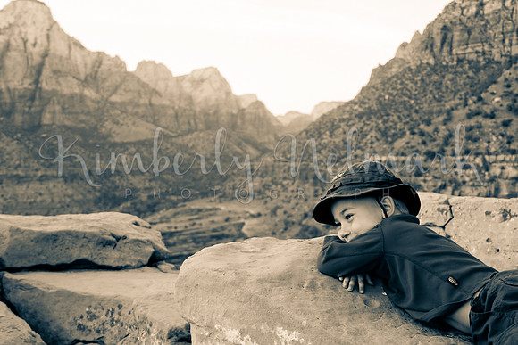 Owen in Zion National Park