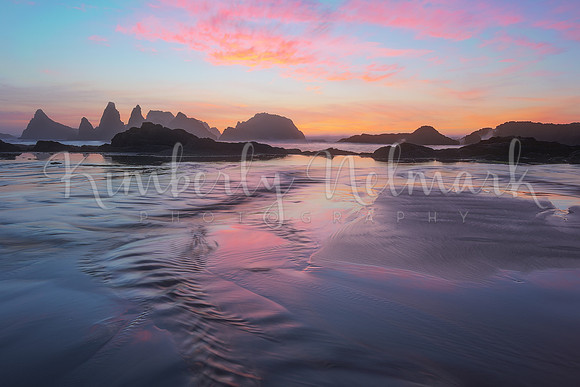 Sunset at Seal Rock Beach, Oregon