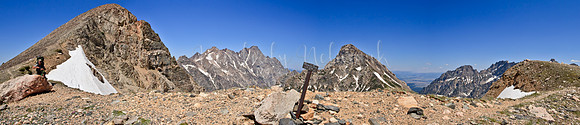 Paintbrush Divide Panorama, Teton