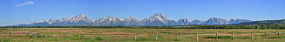 Teton Panorama from Willow Flatts