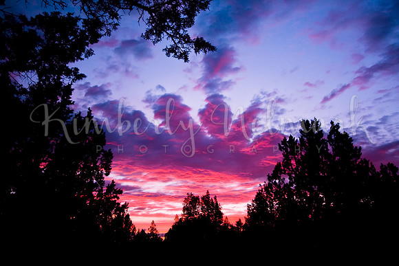 Sunset near Steens Mtns., Oregon